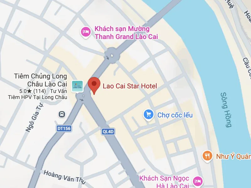 Bản đồ Lao Cai Star Hotel